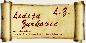 Lidija Zurković vizit kartica